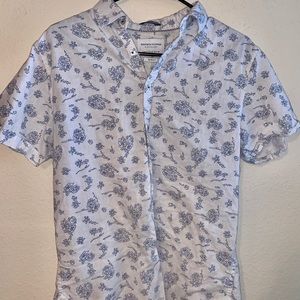 Denim & Flower Button Down